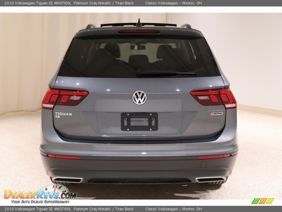 2019 Volkswagen Tiguan SE 4MOTION Platinum Gray Metallic / Titan Black Photo #19