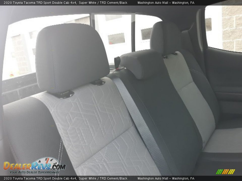2020 Toyota Tacoma TRD Sport Double Cab 4x4 Super White / TRD Cement/Black Photo #27