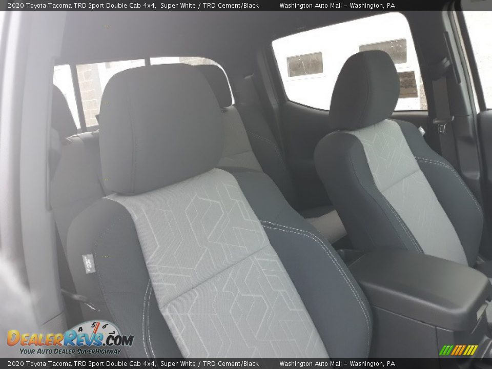 2020 Toyota Tacoma TRD Sport Double Cab 4x4 Super White / TRD Cement/Black Photo #29