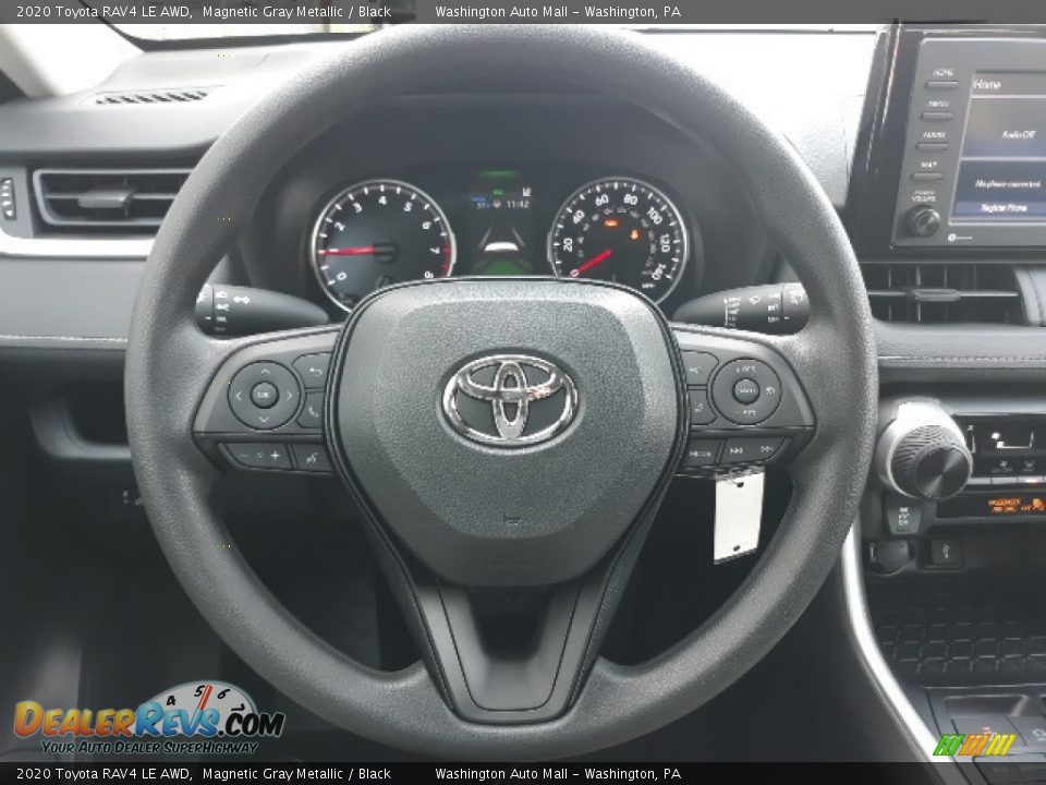 2020 Toyota RAV4 LE AWD Steering Wheel Photo #7