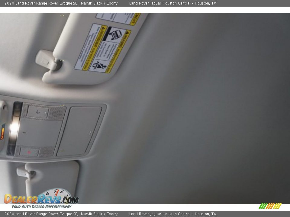2020 Land Rover Range Rover Evoque SE Narvik Black / Ebony Photo #24