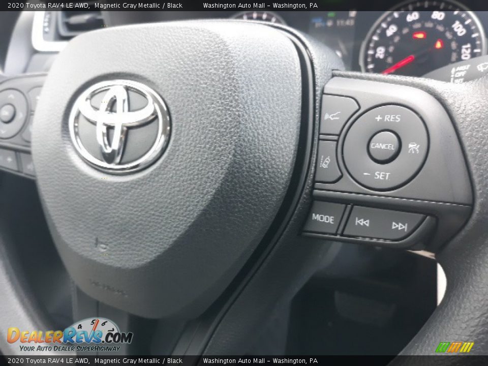 2020 Toyota RAV4 LE AWD Steering Wheel Photo #9