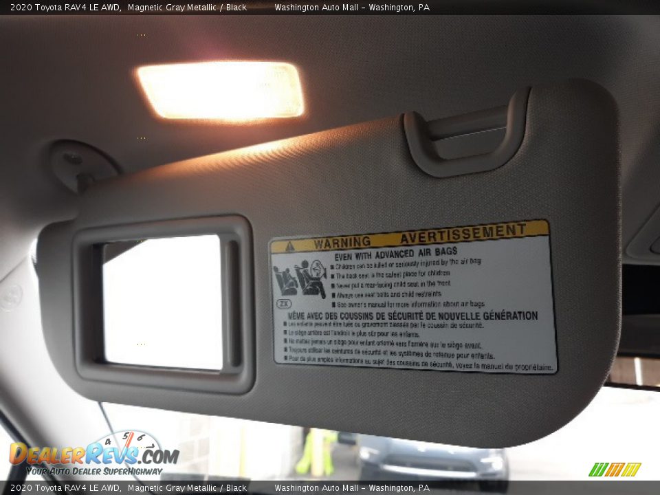 2020 Toyota RAV4 LE AWD Magnetic Gray Metallic / Black Photo #22
