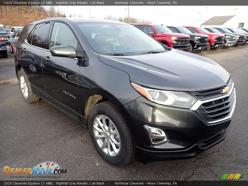 2020 Chevrolet Equinox LT AWD Nightfall Gray Metallic / Jet Black Photo #7
