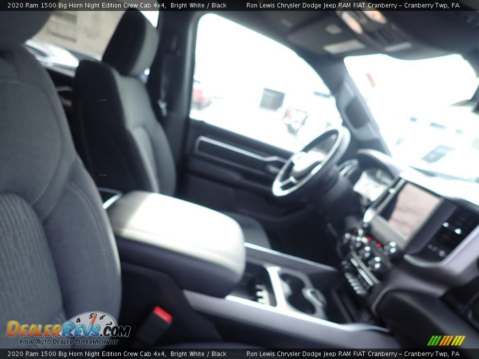 2020 Ram 1500 Big Horn Night Edition Crew Cab 4x4 Bright White / Black Photo #9