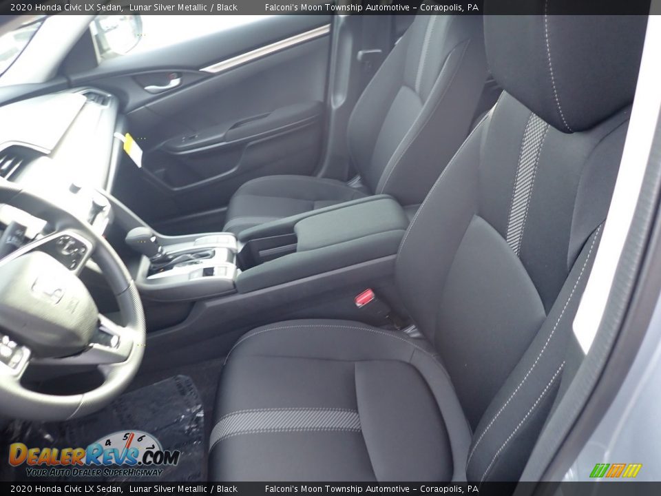 2020 Honda Civic LX Sedan Lunar Silver Metallic / Black Photo #9