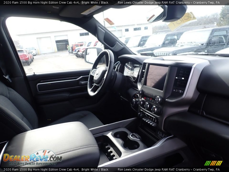 2020 Ram 1500 Big Horn Night Edition Crew Cab 4x4 Bright White / Black Photo #10