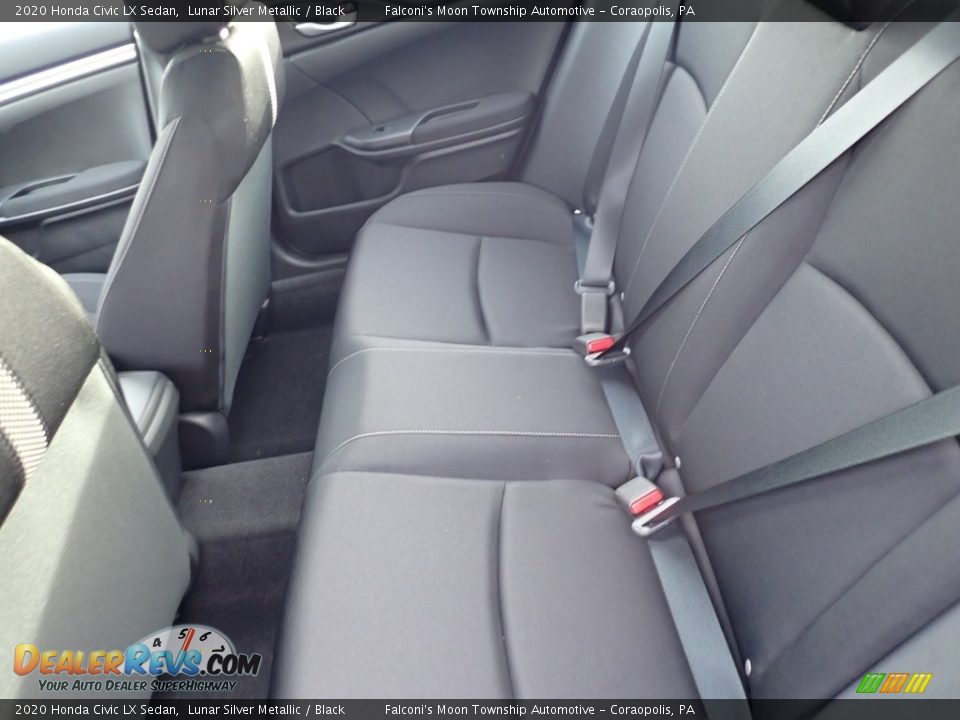 2020 Honda Civic LX Sedan Lunar Silver Metallic / Black Photo #10