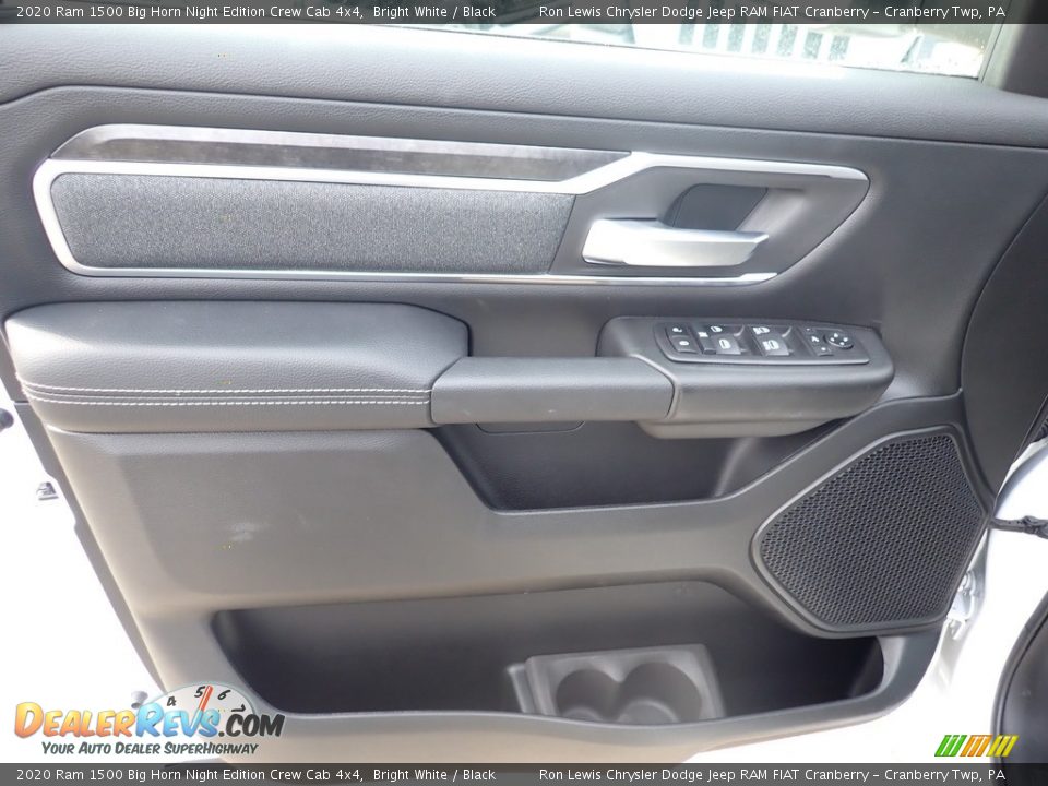 2020 Ram 1500 Big Horn Night Edition Crew Cab 4x4 Bright White / Black Photo #13
