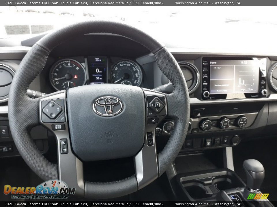2020 Toyota Tacoma TRD Sport Double Cab 4x4 Barcelona Red Metallic / TRD Cement/Black Photo #3