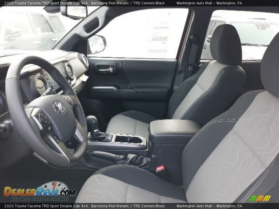 2020 Toyota Tacoma TRD Sport Double Cab 4x4 Barcelona Red Metallic / TRD Cement/Black Photo #4
