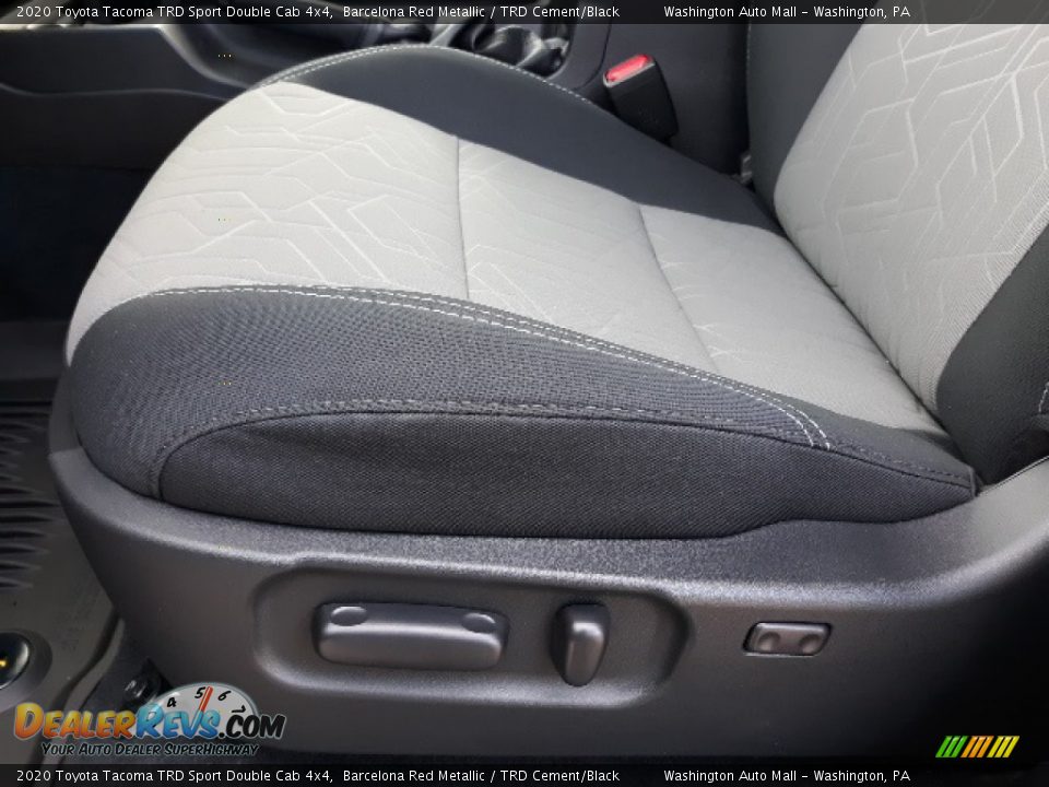 2020 Toyota Tacoma TRD Sport Double Cab 4x4 Barcelona Red Metallic / TRD Cement/Black Photo #5