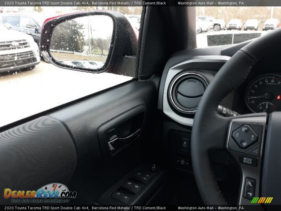 2020 Toyota Tacoma TRD Sport Double Cab 4x4 Barcelona Red Metallic / TRD Cement/Black Photo #11