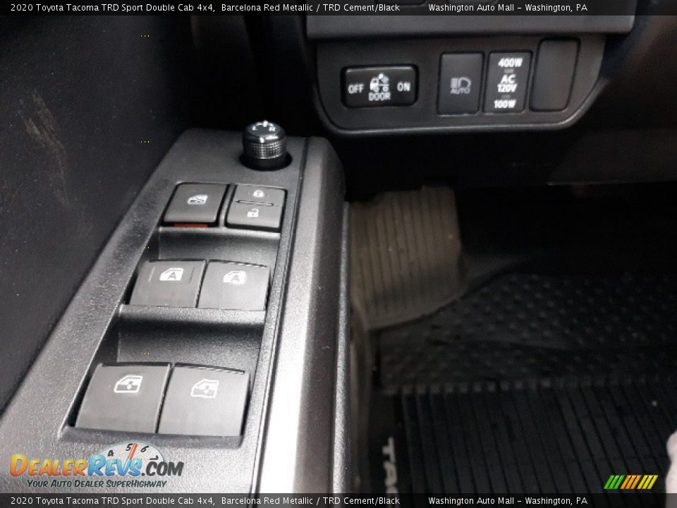 2020 Toyota Tacoma TRD Sport Double Cab 4x4 Barcelona Red Metallic / TRD Cement/Black Photo #12