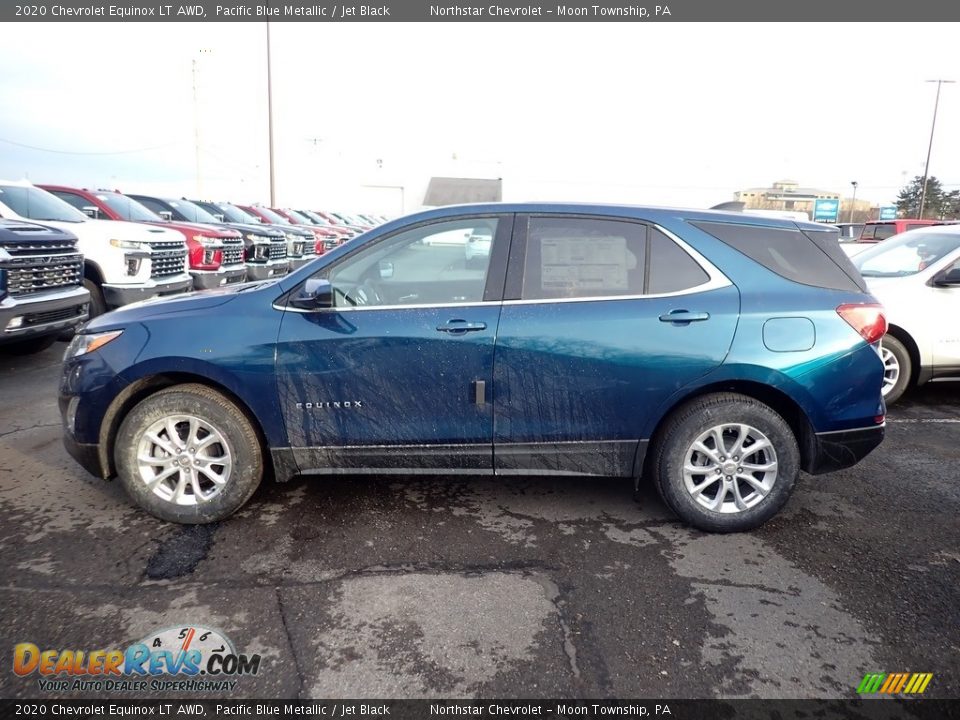 2020 Chevrolet Equinox LT AWD Pacific Blue Metallic / Jet Black Photo #2