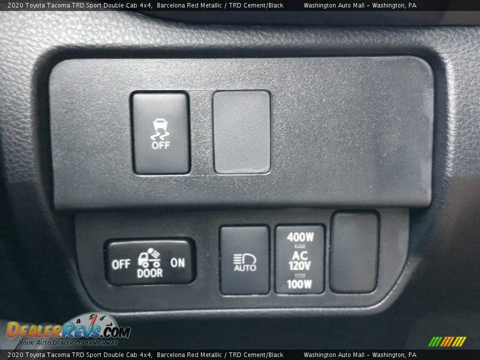 2020 Toyota Tacoma TRD Sport Double Cab 4x4 Barcelona Red Metallic / TRD Cement/Black Photo #13