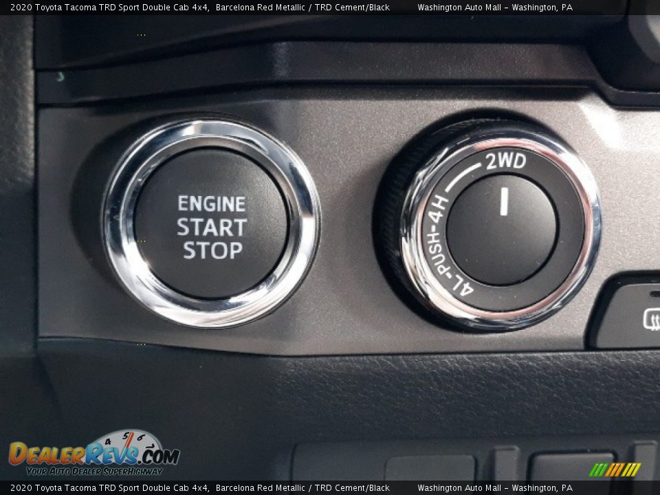 2020 Toyota Tacoma TRD Sport Double Cab 4x4 Barcelona Red Metallic / TRD Cement/Black Photo #14