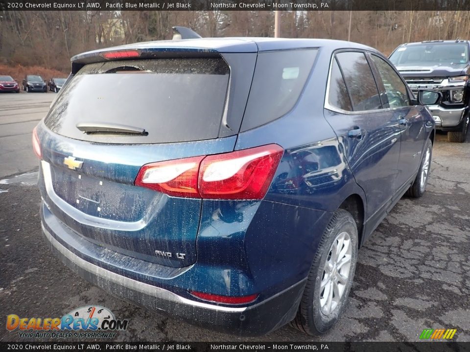 2020 Chevrolet Equinox LT AWD Pacific Blue Metallic / Jet Black Photo #4