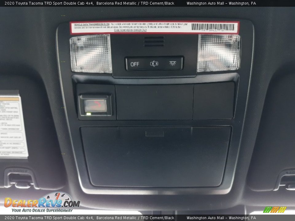 2020 Toyota Tacoma TRD Sport Double Cab 4x4 Barcelona Red Metallic / TRD Cement/Black Photo #21