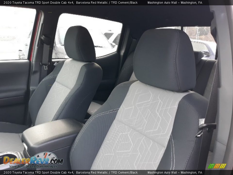 2020 Toyota Tacoma TRD Sport Double Cab 4x4 Barcelona Red Metallic / TRD Cement/Black Photo #23