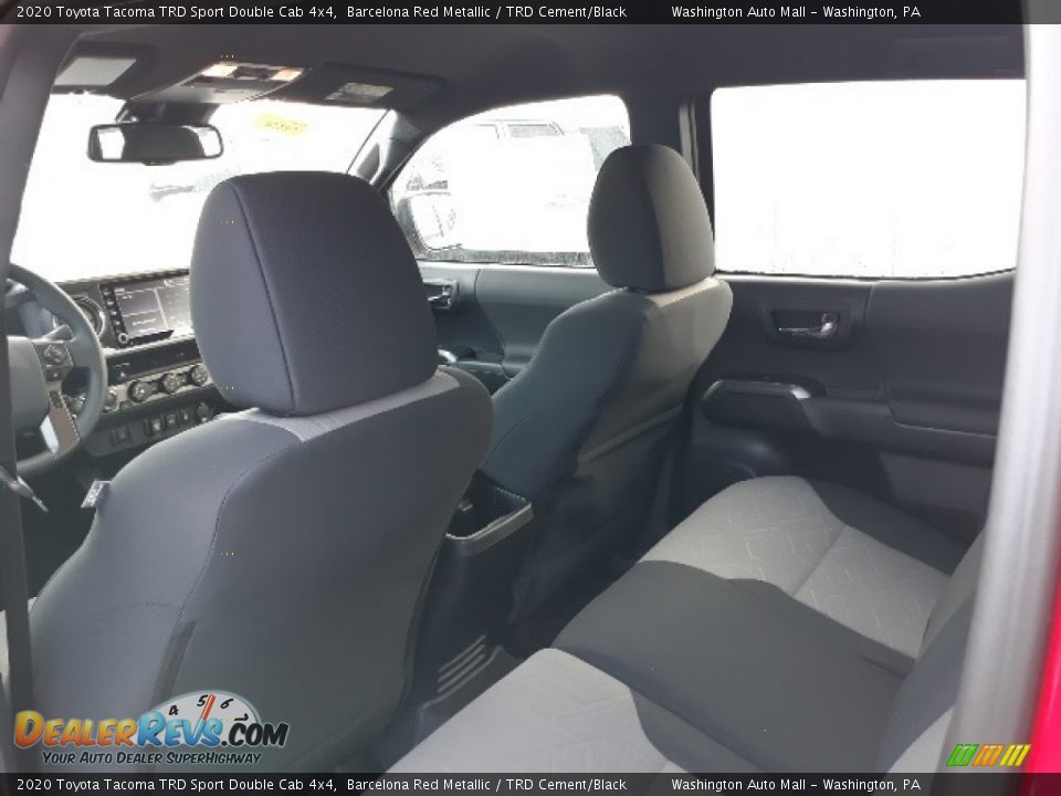 2020 Toyota Tacoma TRD Sport Double Cab 4x4 Barcelona Red Metallic / TRD Cement/Black Photo #24