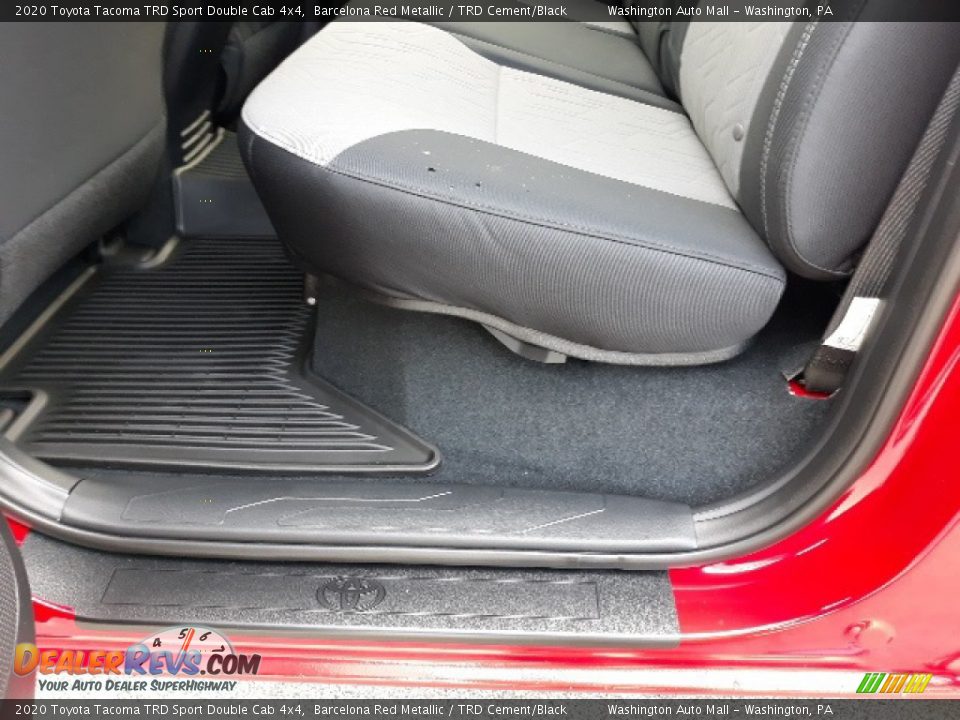 2020 Toyota Tacoma TRD Sport Double Cab 4x4 Barcelona Red Metallic / TRD Cement/Black Photo #27