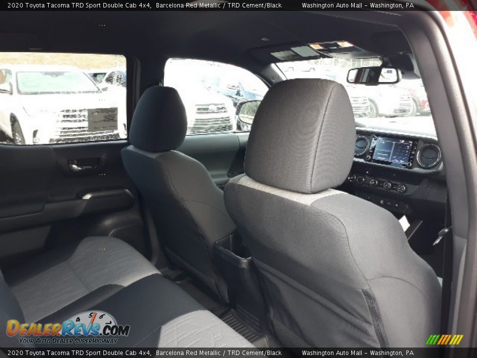 2020 Toyota Tacoma TRD Sport Double Cab 4x4 Barcelona Red Metallic / TRD Cement/Black Photo #28