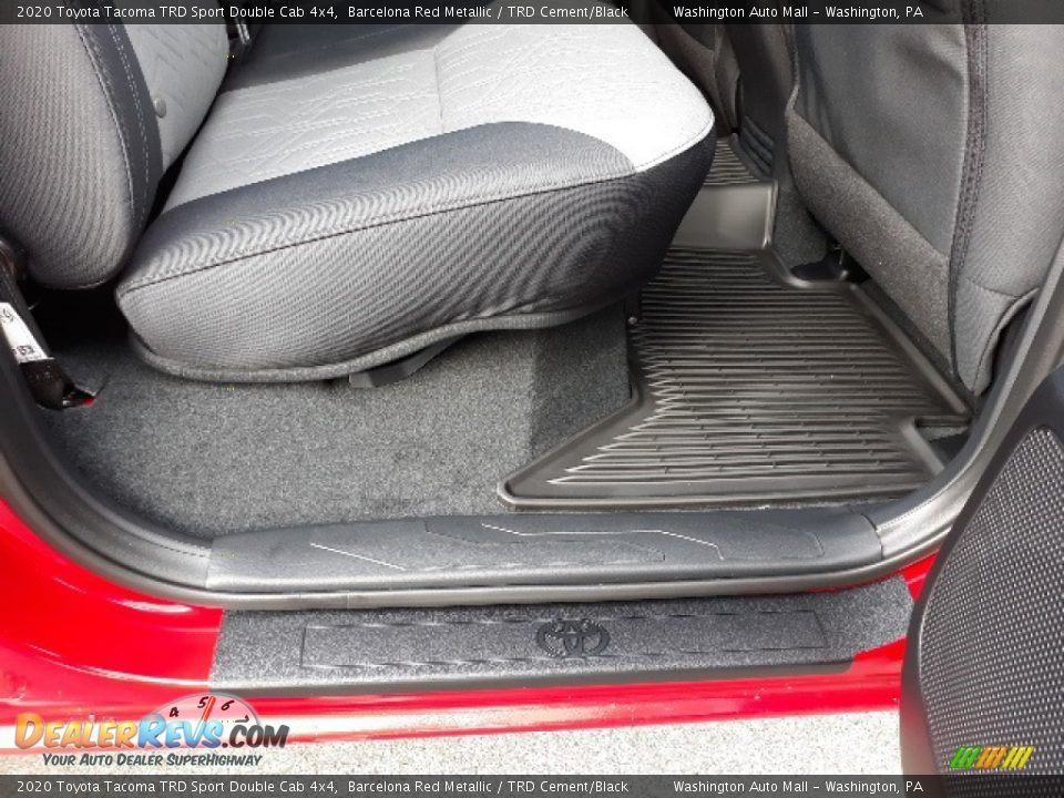 2020 Toyota Tacoma TRD Sport Double Cab 4x4 Barcelona Red Metallic / TRD Cement/Black Photo #31