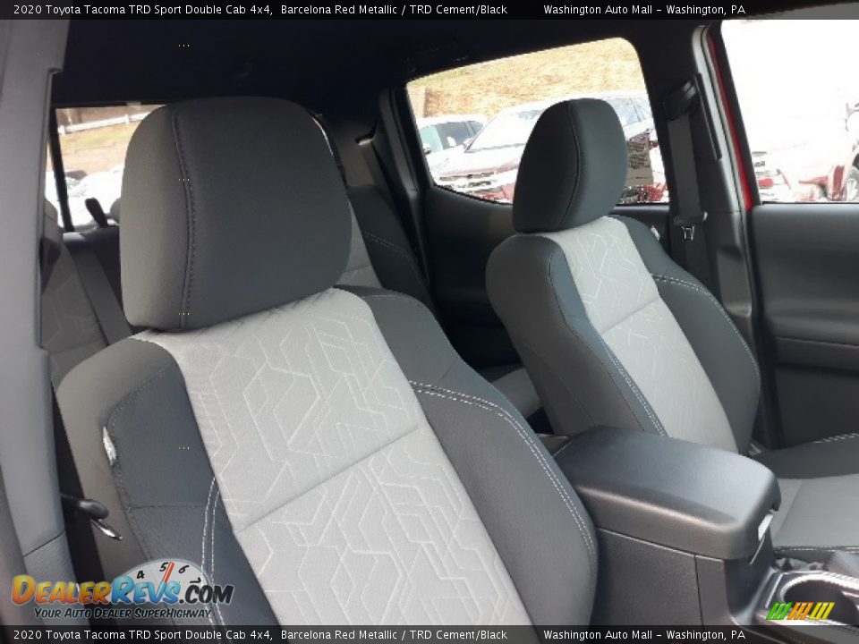 2020 Toyota Tacoma TRD Sport Double Cab 4x4 Barcelona Red Metallic / TRD Cement/Black Photo #32