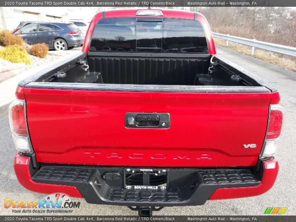 2020 Toyota Tacoma TRD Sport Double Cab 4x4 Barcelona Red Metallic / TRD Cement/Black Photo #36