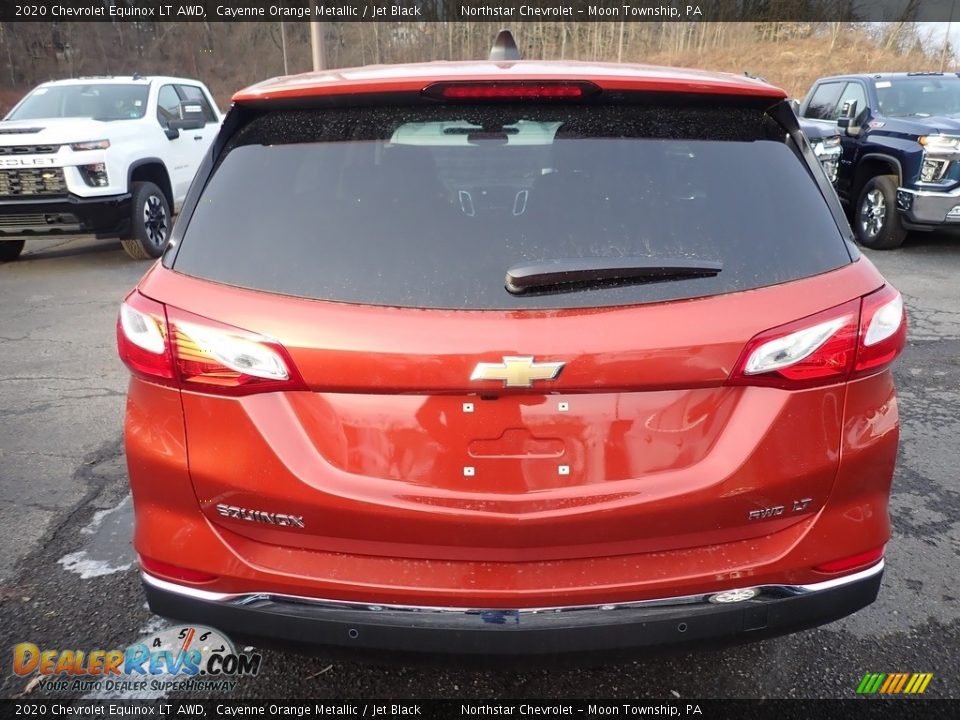 2020 Chevrolet Equinox LT AWD Cayenne Orange Metallic / Jet Black Photo #4