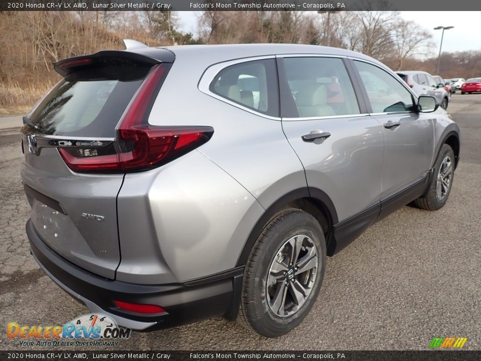 2020 Honda CR-V LX AWD Lunar Silver Metallic / Gray Photo #5