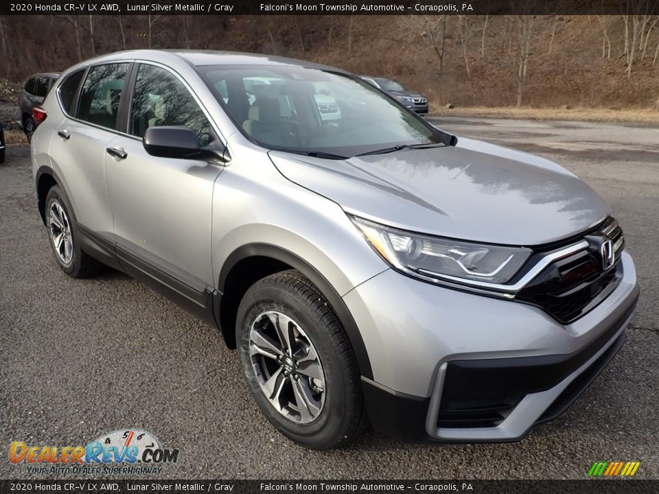 2020 Honda CR-V LX AWD Lunar Silver Metallic / Gray Photo #6