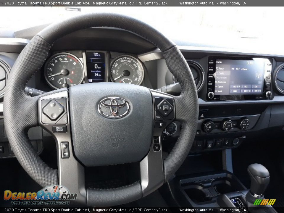 2020 Toyota Tacoma TRD Sport Double Cab 4x4 Magnetic Gray Metallic / TRD Cement/Black Photo #3