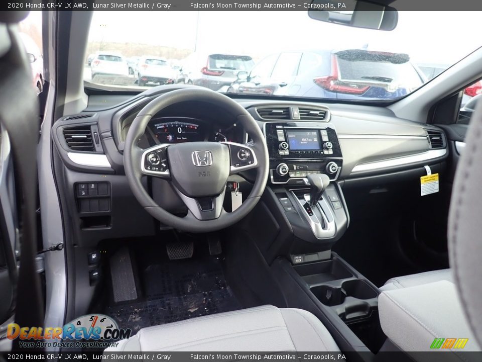 2020 Honda CR-V LX AWD Lunar Silver Metallic / Gray Photo #11