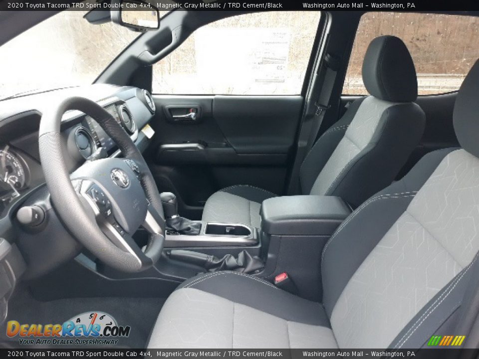 2020 Toyota Tacoma TRD Sport Double Cab 4x4 Magnetic Gray Metallic / TRD Cement/Black Photo #4