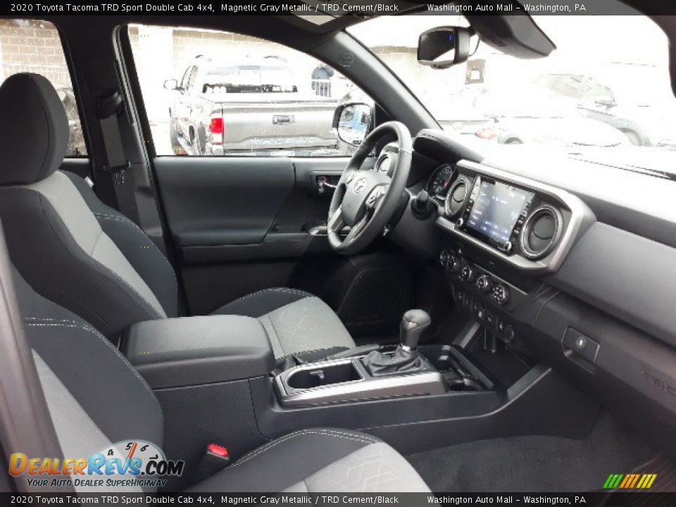 2020 Toyota Tacoma TRD Sport Double Cab 4x4 Magnetic Gray Metallic / TRD Cement/Black Photo #5