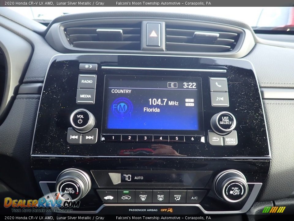 2020 Honda CR-V LX AWD Lunar Silver Metallic / Gray Photo #14