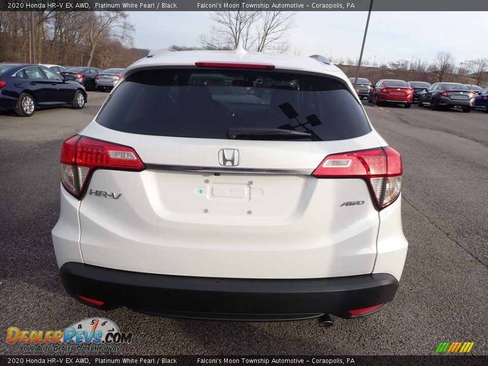 2020 Honda HR-V EX AWD Platinum White Pearl / Black Photo #3