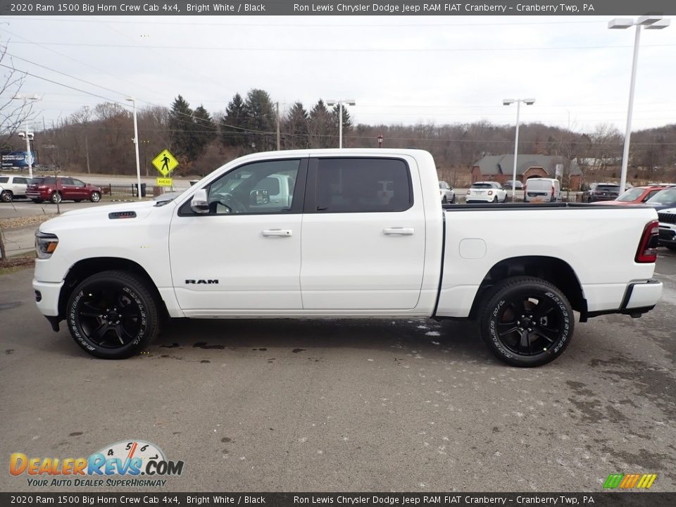 2020 Ram 1500 Big Horn Crew Cab 4x4 Bright White / Black Photo #2