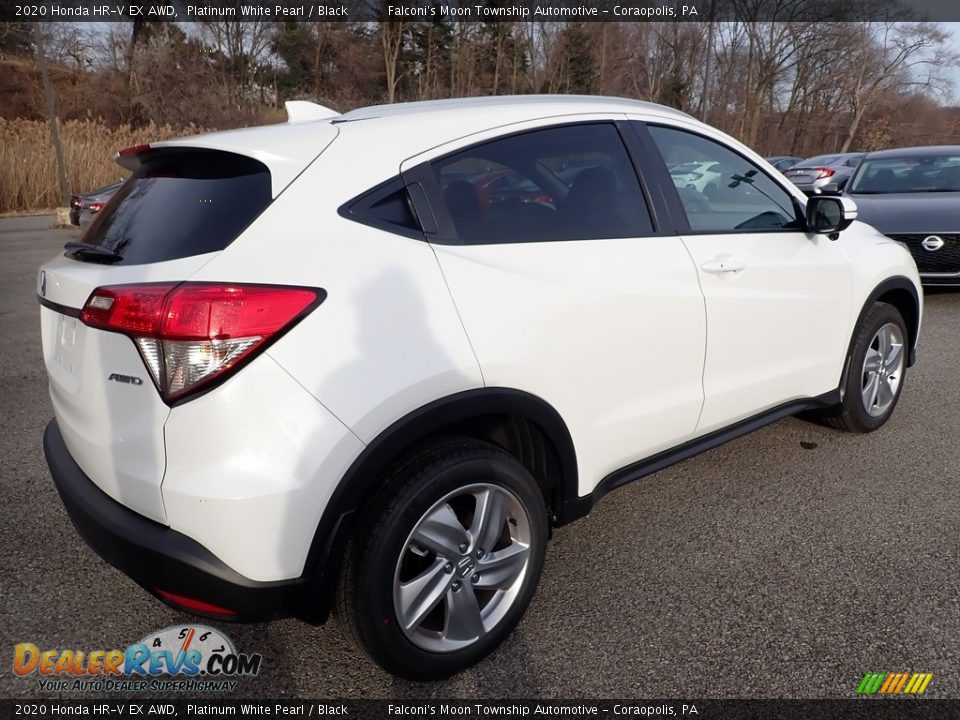 2020 Honda HR-V EX AWD Platinum White Pearl / Black Photo #4