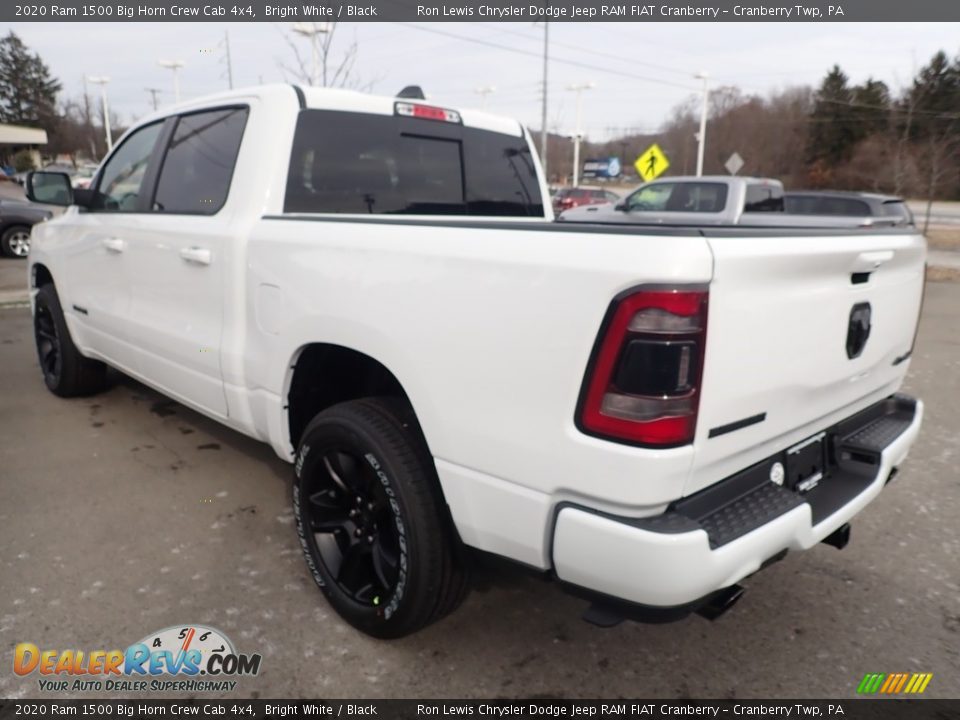 2020 Ram 1500 Big Horn Crew Cab 4x4 Bright White / Black Photo #3