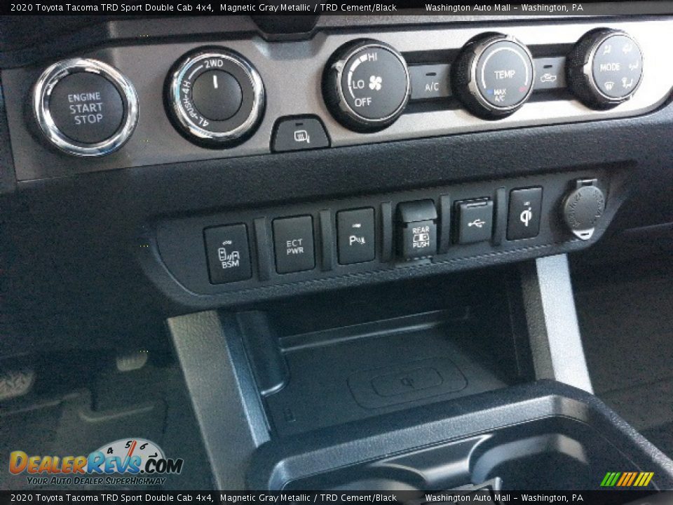 2020 Toyota Tacoma TRD Sport Double Cab 4x4 Magnetic Gray Metallic / TRD Cement/Black Photo #14
