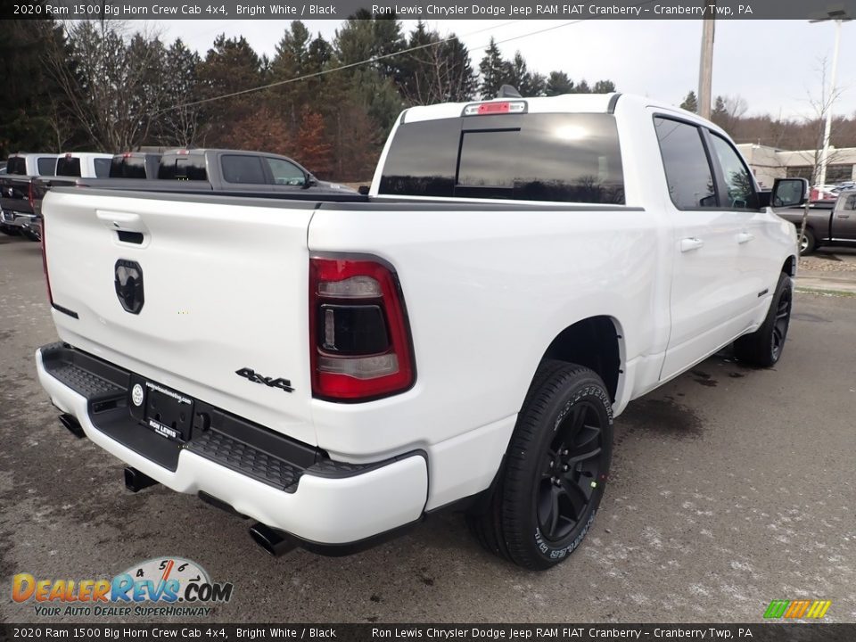 2020 Ram 1500 Big Horn Crew Cab 4x4 Bright White / Black Photo #5