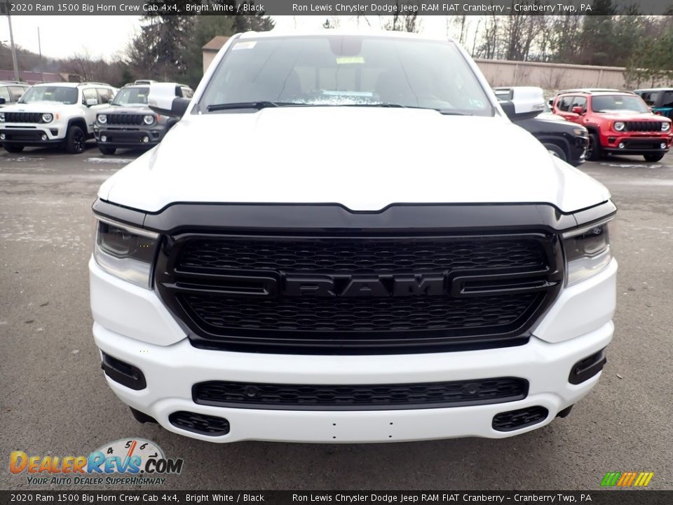 2020 Ram 1500 Big Horn Crew Cab 4x4 Bright White / Black Photo #8