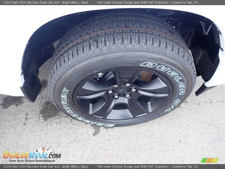 2020 Ram 1500 Big Horn Crew Cab 4x4 Bright White / Black Photo #9