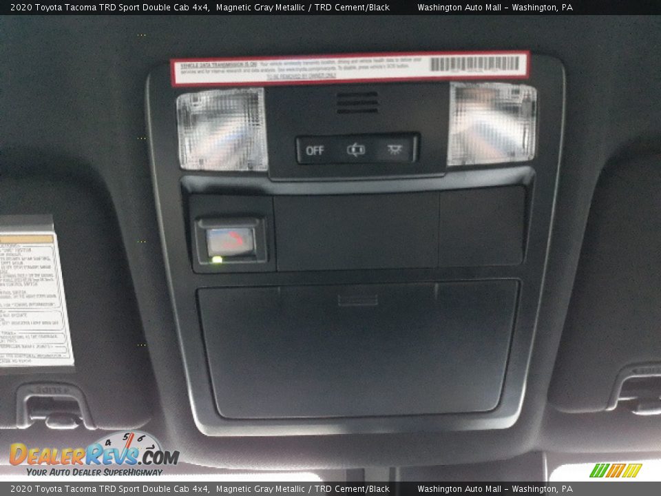 2020 Toyota Tacoma TRD Sport Double Cab 4x4 Magnetic Gray Metallic / TRD Cement/Black Photo #20