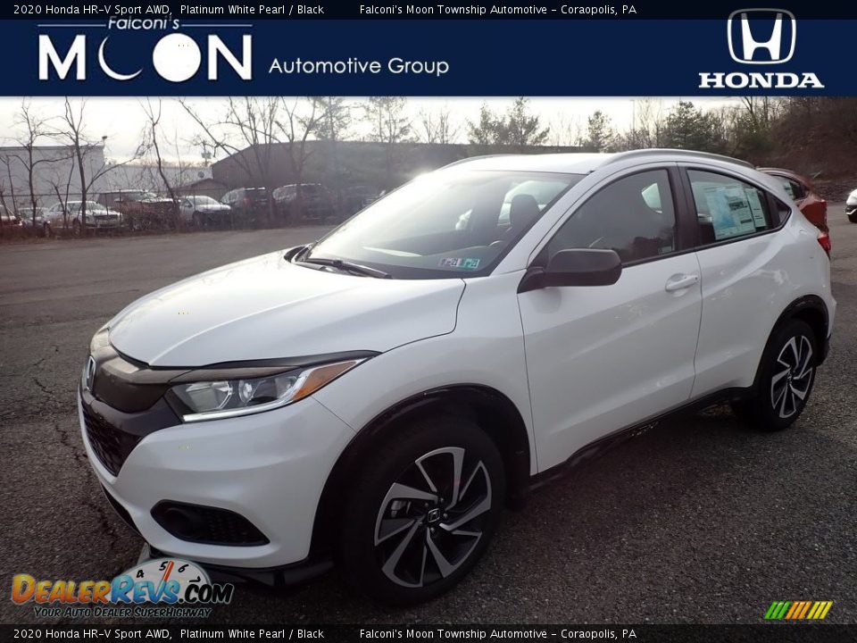 2020 Honda HR-V Sport AWD Platinum White Pearl / Black Photo #1
