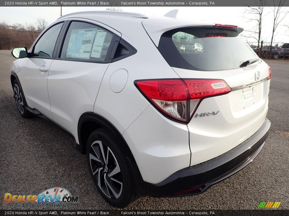 2020 Honda HR-V Sport AWD Platinum White Pearl / Black Photo #3