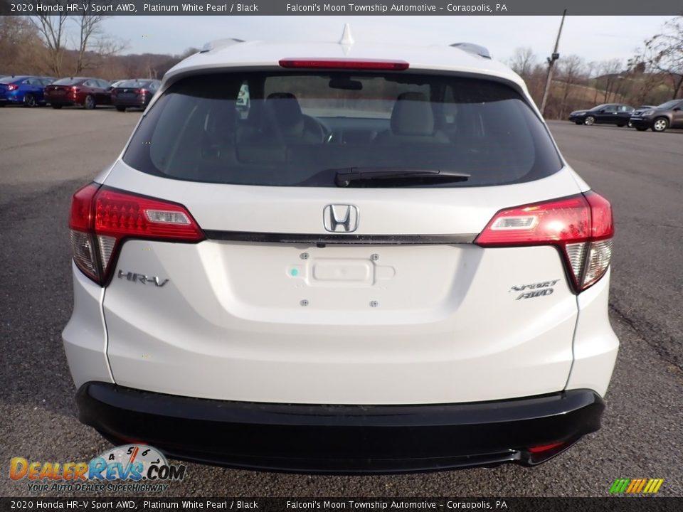 2020 Honda HR-V Sport AWD Platinum White Pearl / Black Photo #4